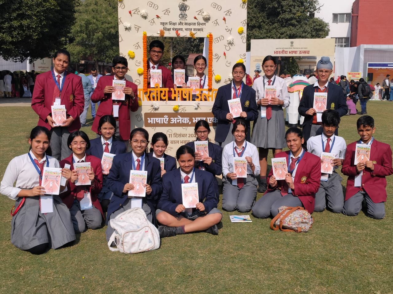 Mayoor School Students Shine at Bhartiya Bhasha Utsav 2025